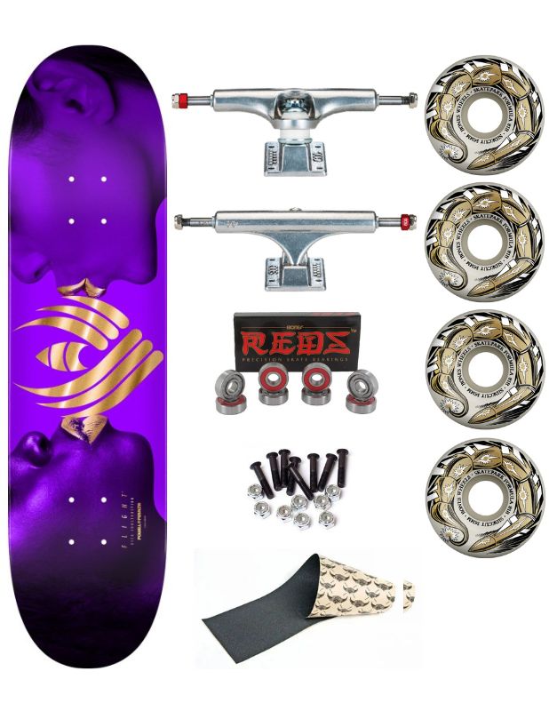 Skate Completo Powell Peralta Flight Kiss Purple Gold Foil 8.38" Monark Supply 287,90 € Completo Powell Peralta Flight Kiss Purple Gold Foil 8 38