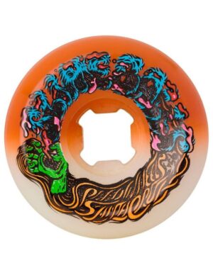 Comprar Ruedas Santa Cruz 56mm 95A Hairballs 50 50 White Orange