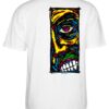 Comprar camiseta skate powell perata Lance Conklin Face Blanca