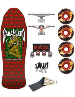 Comprar old school skateboard reissue Powell Peralta 10 Caballero Street Red Brown