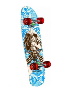Cruiser Powell Peralta Mini Skull and Sword Blue 8