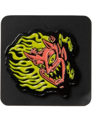 DELFINO DEVIL MASK PIN BADGE