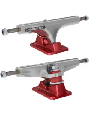 Ejes Independent Hollow Bar Logo Silver Ano Red Standard