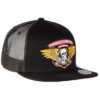 Gorra Powell Peralta Winged Ripper Trucker Negro