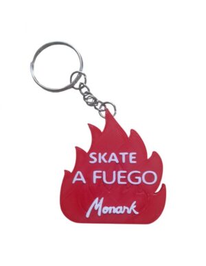 Llavero Skate a Fuego
