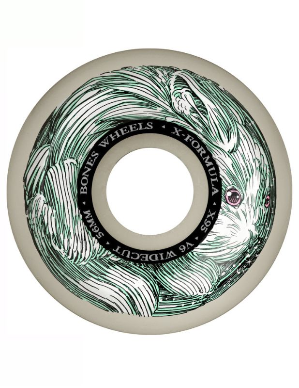 Ruedas Bones 56mm 95A V6 Money Bunny Widecut X-Formula Monark Supply 59,90 € MONEY BUNNY 56 V6 WIDECUT X FORMULA 95A