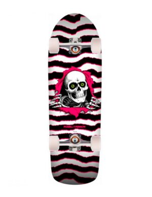Old chool reissue Skate Completo Powell Peralta Ripper White Pink