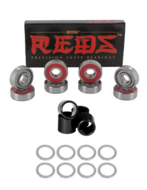 Pack Rodamientos Reds Bones + Espaciadores + Anillas