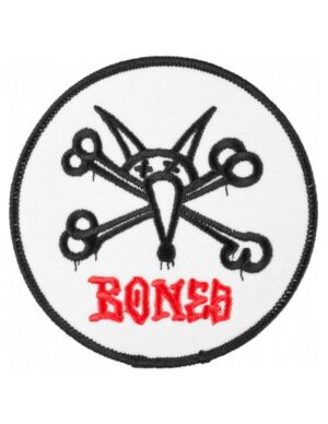 Parche Bones Vato Rat Blanco