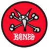 Parche Bones Vato Rat Rojo