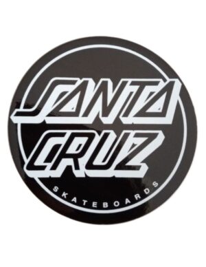 Pegatina Santa Cruz Logo Black