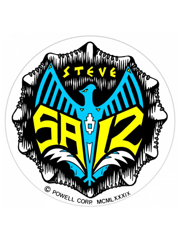 Pegatina Powell Peralta Steve Saiz Totem (8 Cm) Monark Supply 4,90 € Pegatinas Powell Peralta Steve Saiz Totem