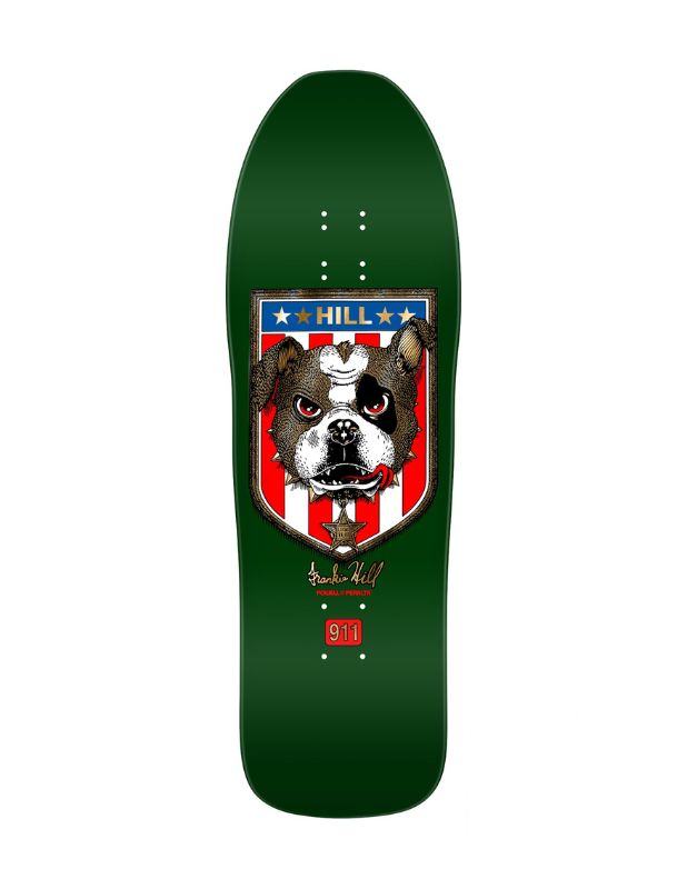 Powell Peralta Frankie Hill Bull Dog Green Gold Foil 10" Monark Supply 139,00 € Powell Peralta Frankie Hill Bull Dog Green Gold Foil 10