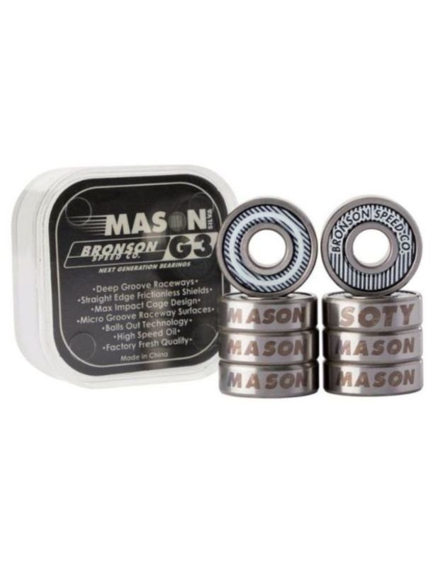 Rodamientos Bronson Speed Co Mason Silva Pro G3 Monark Supply 39,90 € Rodamientos Bronson Speed Co Mason Silva Pro G3