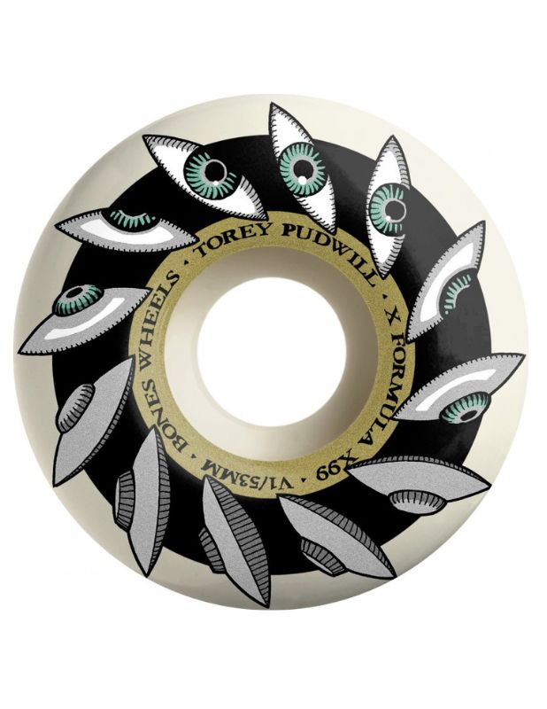 Ruedas Bones 53mm 99A Torey Pudwill Eyeing Saucer X-Formula V1 Standard Monark Supply 59,90 € Ruedas Bones 53mm 99A Torey Pudwill Eyeing Saucer X-Formula V1 Standard