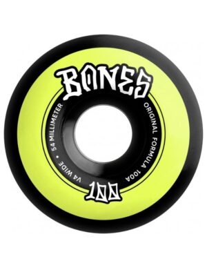 Ruedas Bones 54mm 100A Formula V4 Wide Black