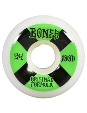 Ruedas Bones 54mm 100A Formula V5 Sidecut White