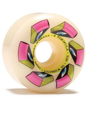 Ruedas Bones 54mm 99A Look Book X Formula V6 Widecut