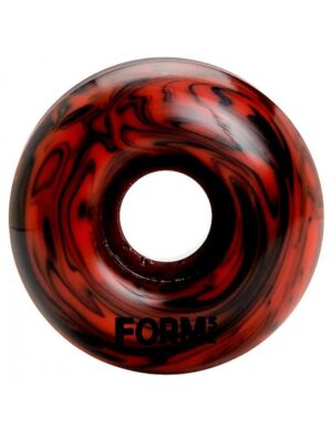 Ruedas Form 52mm 99A Black Red Swirl