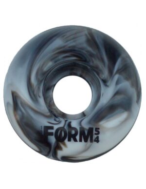 Ruedas Form 54mm 99A Black White Swirl