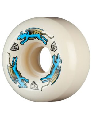 Ruedas Powell Peralta 52mm x 30mm 97A Nano Rat Dragon Formula Blue Off White