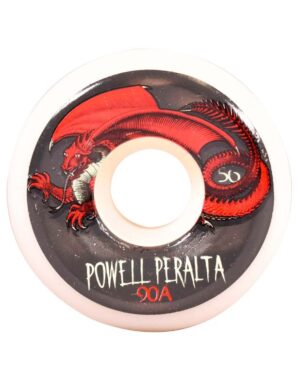 Ruedas Powell Peralta 56MM OVAL DRAGON 4 90A WHITE