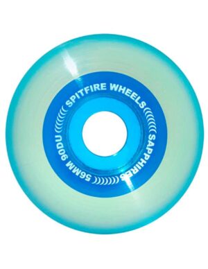 Ruedas Spitfire 56mm 90A Sapphire CLR Blue