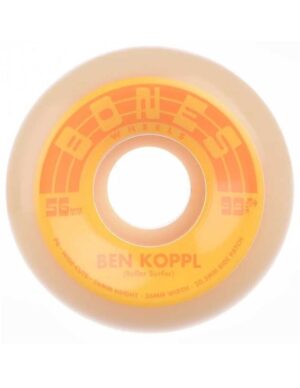 Ruedas skate Bones 56mm 99A Rollersurfer V6 STF