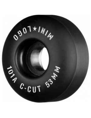 Ruedas skate Mini Logo 53 mm 101A Black C-CUT