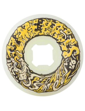 Ruedas skate Slime Balls 56mm 97A Vomit Mini White Yellow