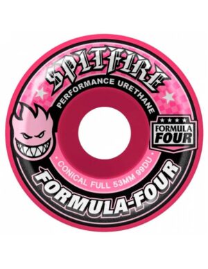 Ruedas skate Spitfire 53mm 99A F4 CNCL Full Pink