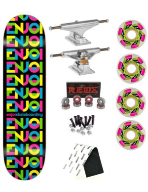 Skate Complero Enjoi All Caps Black Hybrid 8.5