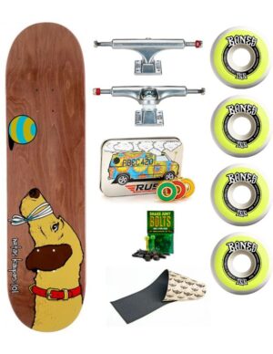 Skate Completo 101 Natas Kaupas Dog Brown ACE Truck 8.25