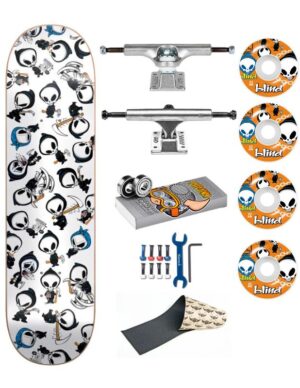 Skate Completo Blind Reaper Wallpaper White 7.75