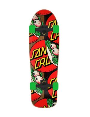 Skate Completo Cruiser Santa Cruz 9 7 Beware Dot Shaped
