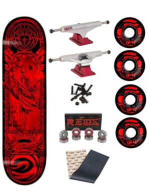 Skate Completo Darkstar 8.25 Mummy Black Red