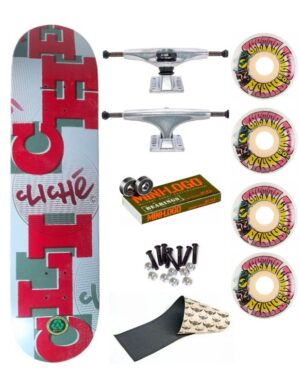 Skate Completo OFERTA Cliche Uppercase 7.87