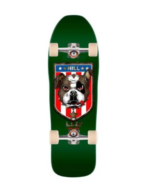 Skate Completo Old School Powell Peralta Frankie Hill Bull Dog Green Gold Foil 10