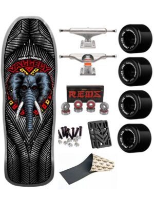 Skate Completo Old School Powell Peralta Mike Vallely Elephant Silver Foil 10