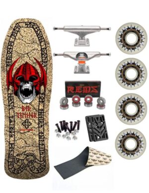 Skate Completo Old School Powell Peralta Per Welinder Nordic Skull Natural 9.62