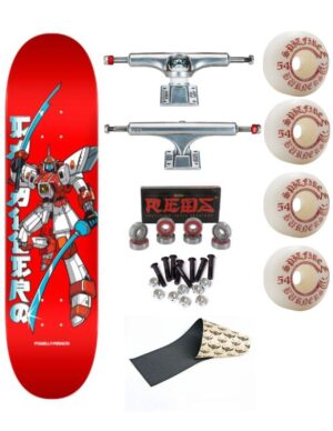 Skate Completo Powell Peralt Caballero Gundam Red 8.25