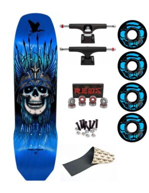 Skate Completo Powell Peralta Andy Anderson Heron Blue Foil 8.45