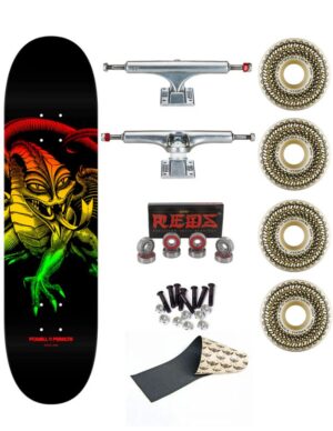 Skate Completo Powell Peralta Cab Dragon Rasta Fade 8.25
