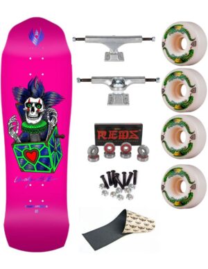 Skate Completo Powell Peralta Chris Hiett Skull Flight White 9.5