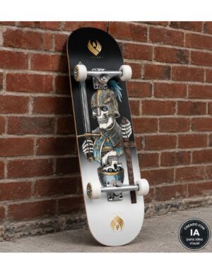 Skate Completo Powell Peralta Dan Corrigan Chess Skull Gold Foil Flight 8.42