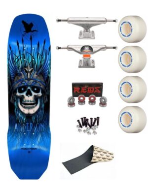 Skate Completo Powell Peralta Heron 7-Ply Blue Foil 8.45
