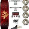 Skate Completo Powell Peralta Kiss Flight Burgundy Gold Foil 8.75