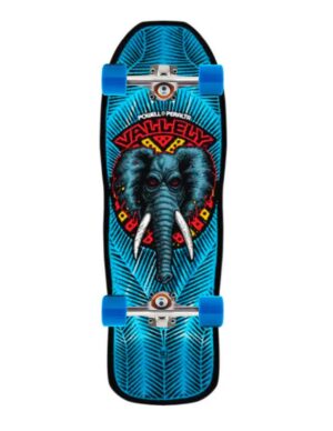 Skate Completo Powell Peralta Mike Vallely Elephant Blue 10 Cruiser