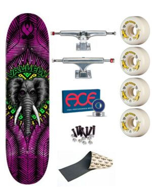 Skate Completo Powell Peralta Mike Vallely Elephant Pink Foil 8.63