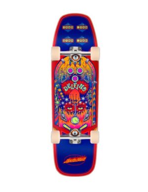 Skate Completo Santa Cruz Delfino Pinball Pro Shaped